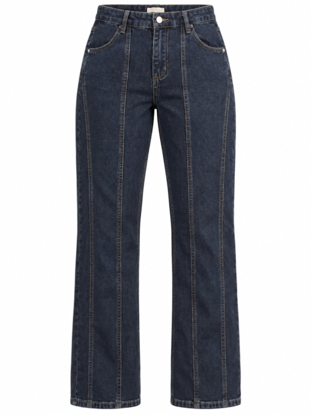 Women's Mina Buy Funny Straight Leg Jeans Size 28 Blue
371